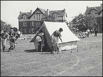 For some, outdoor life was a novelty.