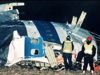 The wreckage of the Pan-Am flight which exploded over the scottish town of Lockerbie 