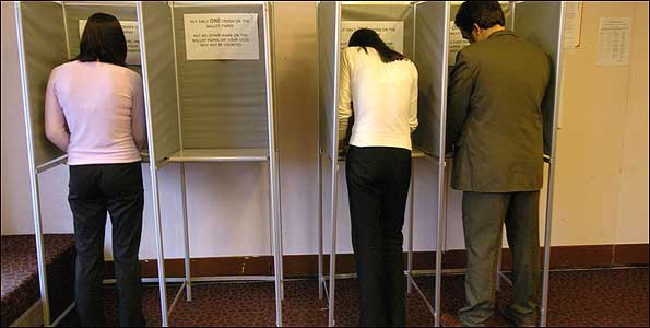 Polling booth