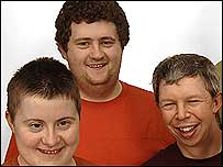 Kerri large, Edmund Davies and Chris Steel