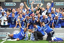 Chelsea celebrating