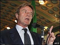 فرانس کے وزیرِ خارجہ بئرنار کوشنیئر