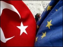 Türkiye ve AB bayrakları