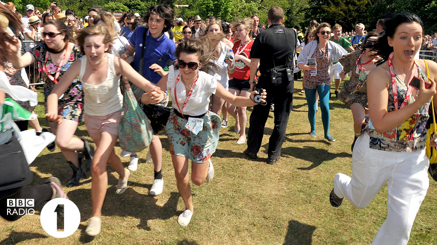 Photos of the Radio 1's Big Weekend audience on Sunday