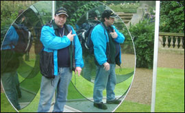 picture of me in a sculpture