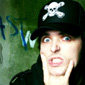 Look into my eyes! - Andrew in one of his band pictures - The Dangerfields