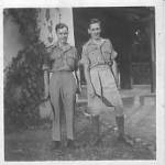 Harold (on the left) with Harold Sills in Lahore in 1941.