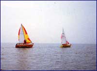 Image of sailing on Lough Neagh