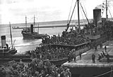 British forces being evacuated from Brest, May 1940