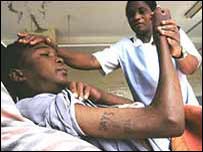 بیمار ایدز در آفریقا