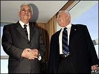 عباس اور شیرون