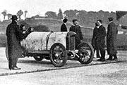 C.L.E. Gaech with his Mercedes 80hp