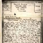 Letter to Margaret Pycock from her brother.