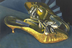 Bianca Jagger's shoes by Alice Instone