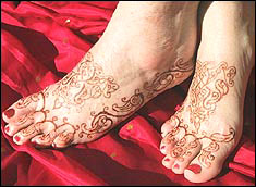 Henna tattoos