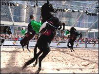 Minorcan dressage horses