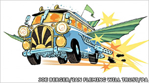 Joe Berger's illustration of Chitty Chitty Bang Bang