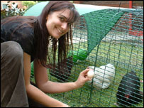 GMR's Michelle Adamson on chicken duty