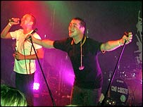 The Twang performing