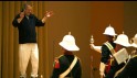David Soul conducts a military band