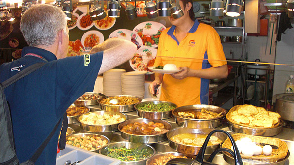 Jonathan Legard on the hunt for food