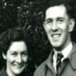 Bill and Jean Dowding in 1947 in Cheltemham. just thankful for the twist of fate that changed their lives.