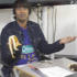 Nihal gets some energy before he starts his Biology exam.