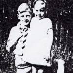 My brother Michael and me, 1943
