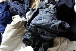 A pile of clothing