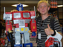 With Optimus Prime