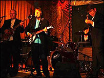 The All Star band performing at Hugglescote WMC