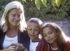 Charlotte Fisher and her family