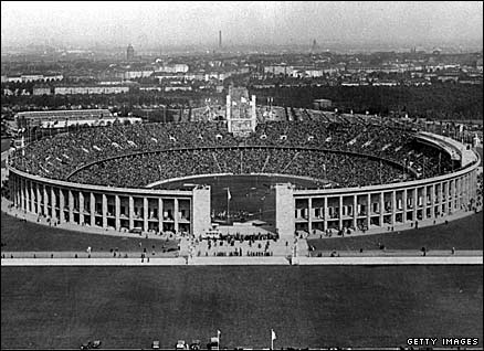 Berlin Olympic Stadium in 1936
