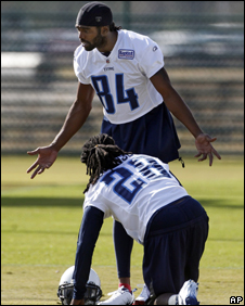 Moss has been training with the Titans offence all week