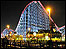 Blackpool Pleasure Beach at night