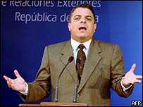 Kubánský ministr zahraničí Felipe Perez Roque 