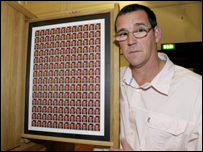 Mick McEvatt, uncle of Corporal Ben Nowak whose portrait features in Queen and Country