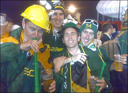 South African rugby fans