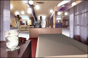 Ward designed by Fat, with DEMOS