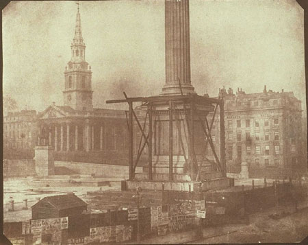 Trafalgar Square (1843) by WHF Talbot, copyright NMPFT/SSPL