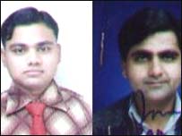 صحافی مکیش اور ان کے کیمرا مین سنجے کمار کی فائل فوٹو