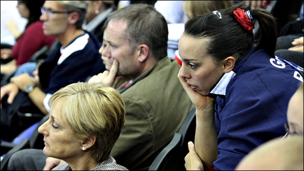 Christine Still (left) and Beth Tweddle