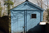 Cwt ysgrifennu Dylan Thomas