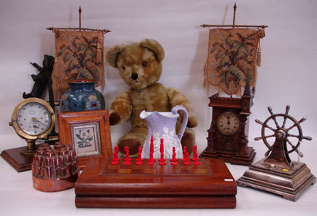 A collection of Laura Ashley's belongings which will be auctioned next week.