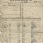 RAF Form 656 for Commer artic RAF 13122 for the month of July 1942