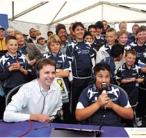 Sports commentary event, Scotland v India Cricket match