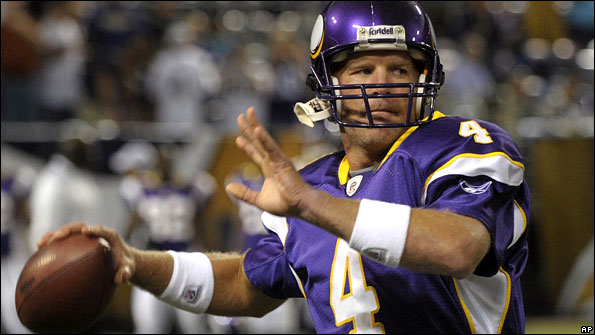 Favre joins his third team in as many years