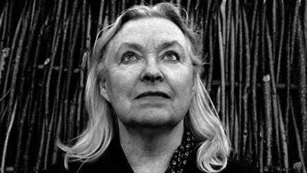 Black and white photo of Gillian Clarke courtesy of Academi/Owain Llyr