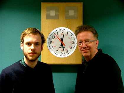 Tom with James Wallis of Looking Glass