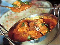 a photo of a bowl of curry
